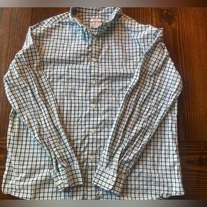 Men’s large blue Checkered dress shirt